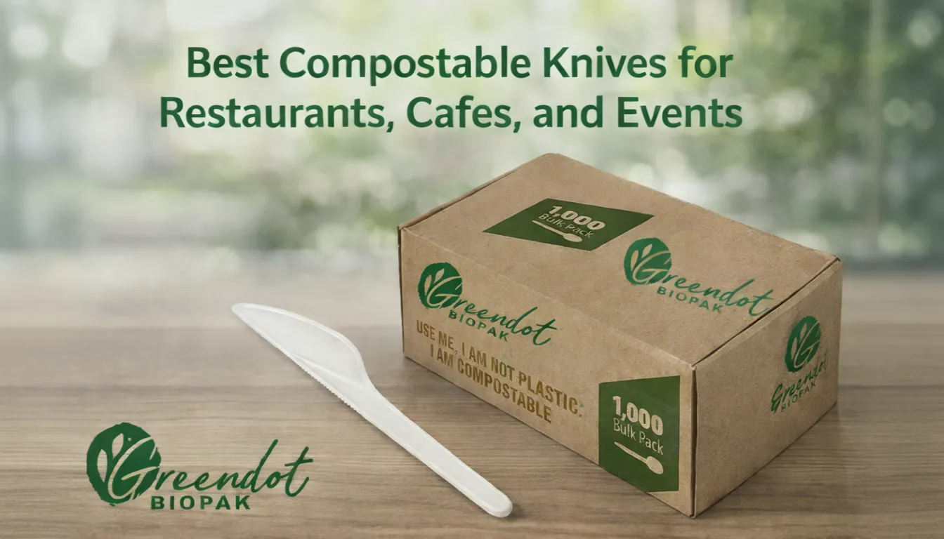 Best Compostable Knives for Restaurants, Cafes, and Events