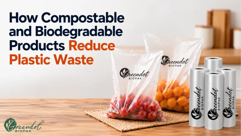 How Compostable and Biodegradable Products Reduce Plastic Waste