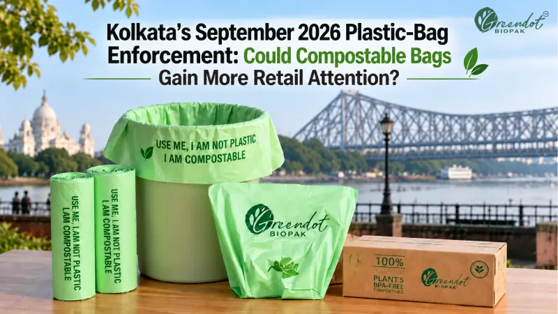 Kolkata’s September 2026 Plastic-Bag Enforcement: Could Compostable Bags Gain More Retail Attention?